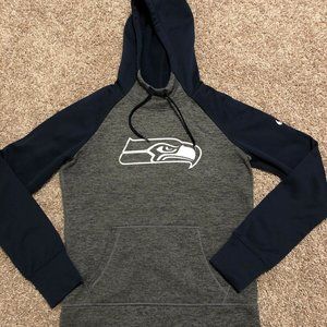 Seattle Seahawks Nike Therma-Fit NFL Team Apparel Hoodie Pullover SMALL